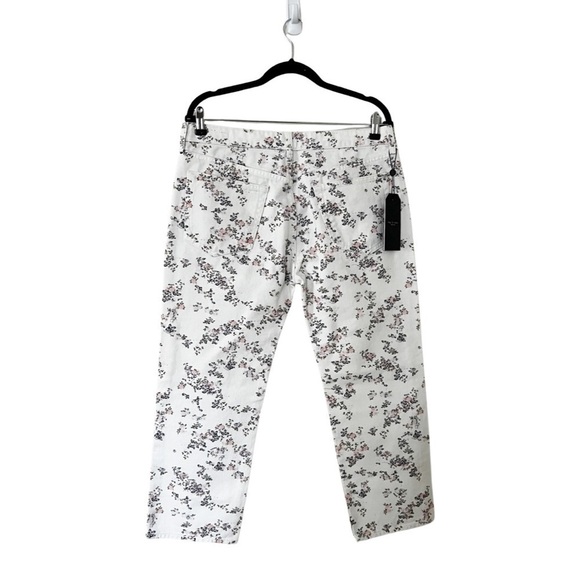 NWT Rag & Bone Micro Floral Boy High Waist Cropped Jeans sz 28 - Picture 2 of 9